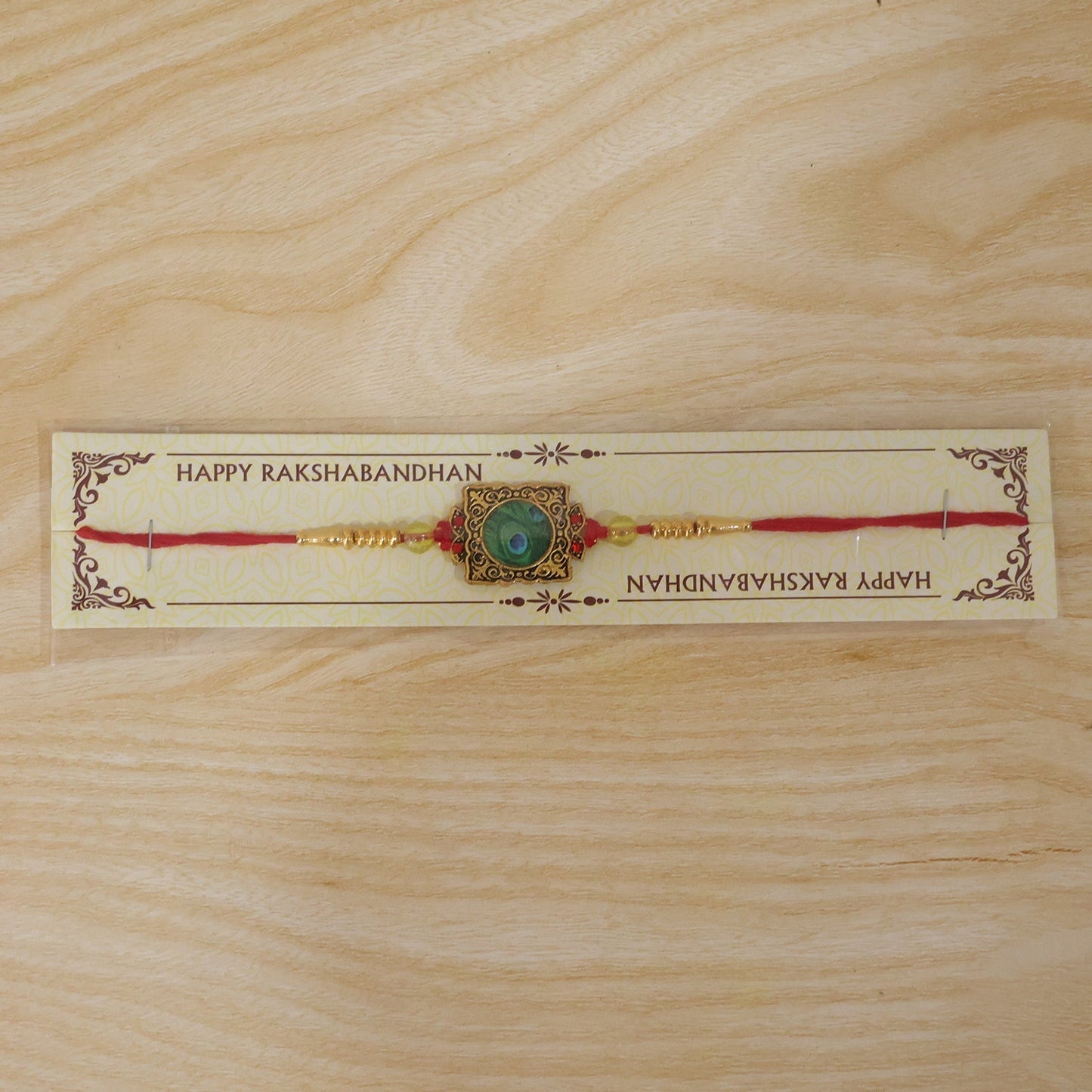 Eye-catching Rakhi with modern festive look suitable for Raksha Bandhan