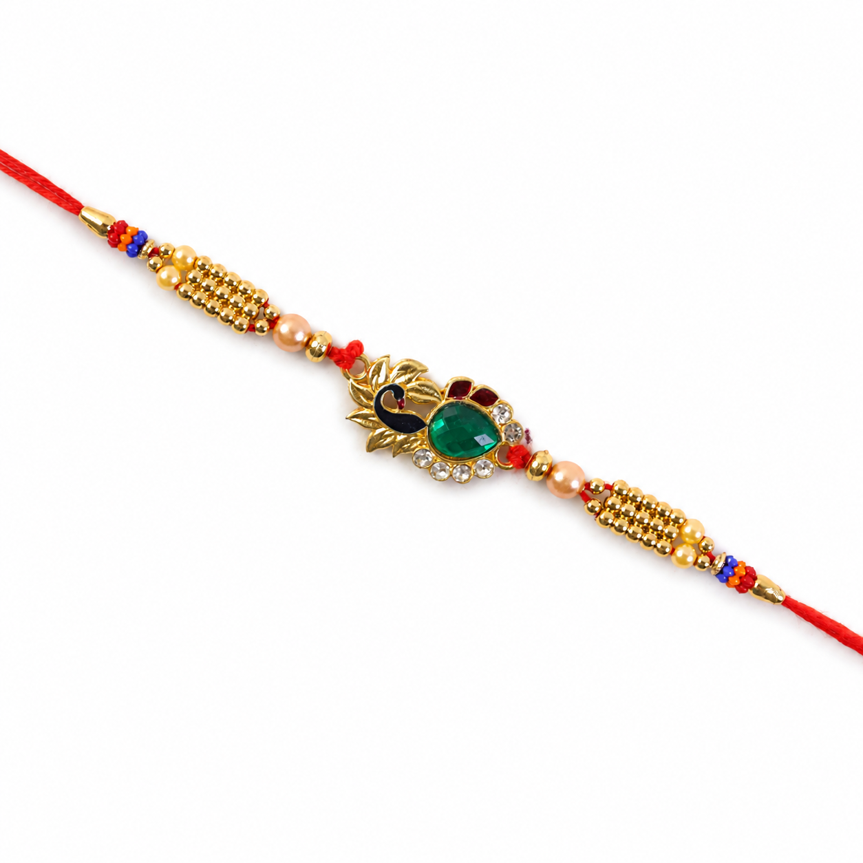 Premium floral rakhi showcasing intricate design and vibrant colors