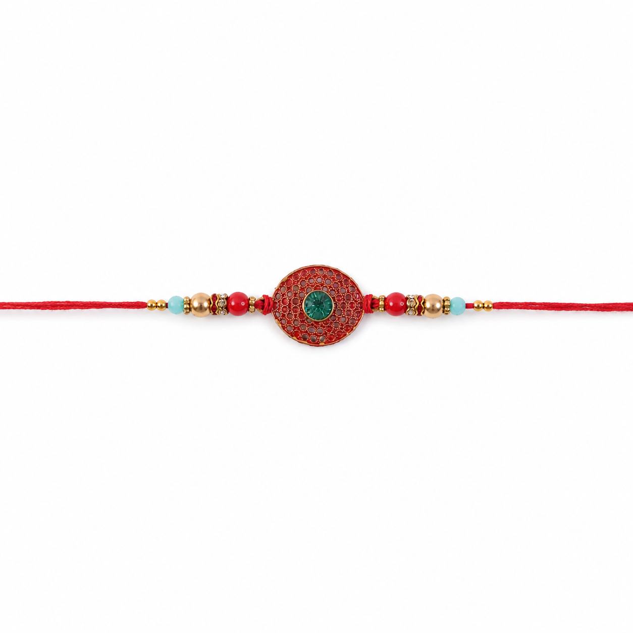 Beautiful designer Rakhi with modern festive appeal and lightweight thread