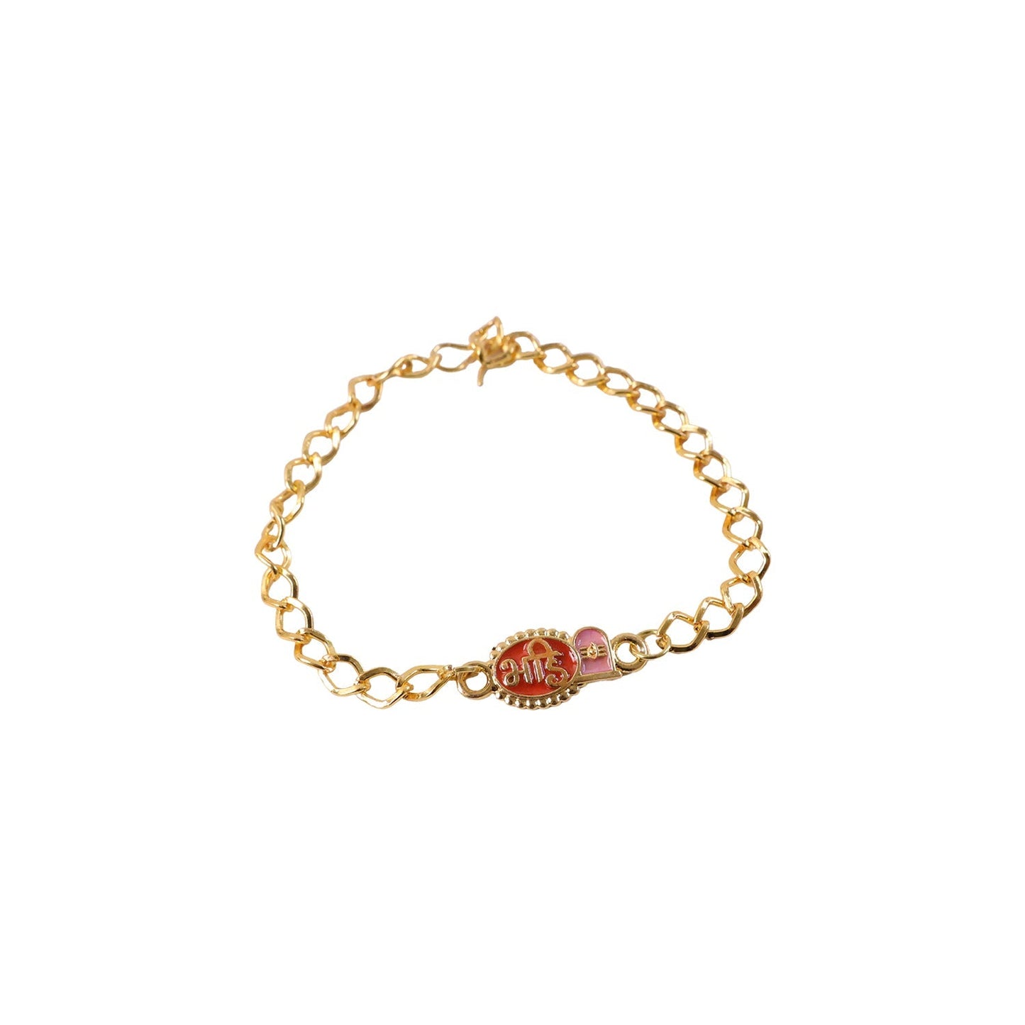 Front detail of Bhai Rakhi with stylish design and decorative beads