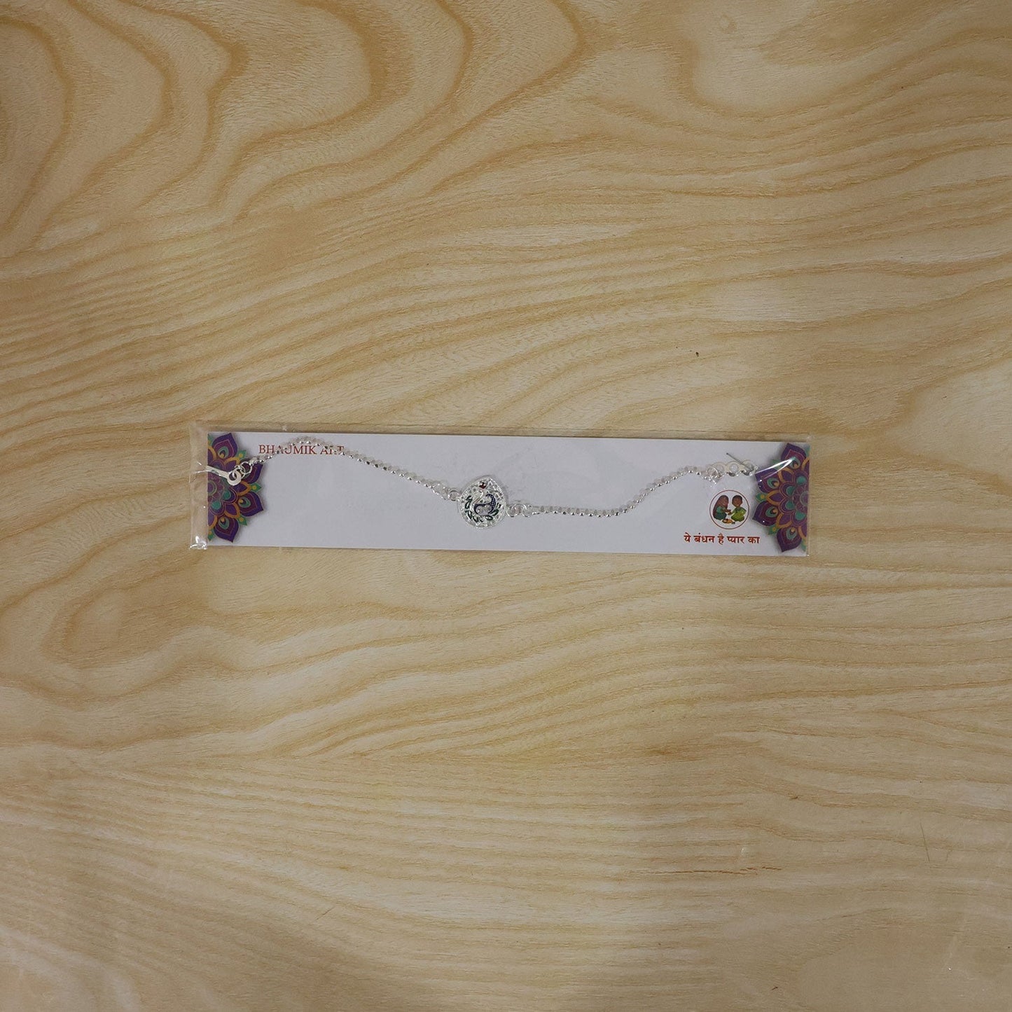 Beautifully crafted peacock enamel chain bracelet for special occasions