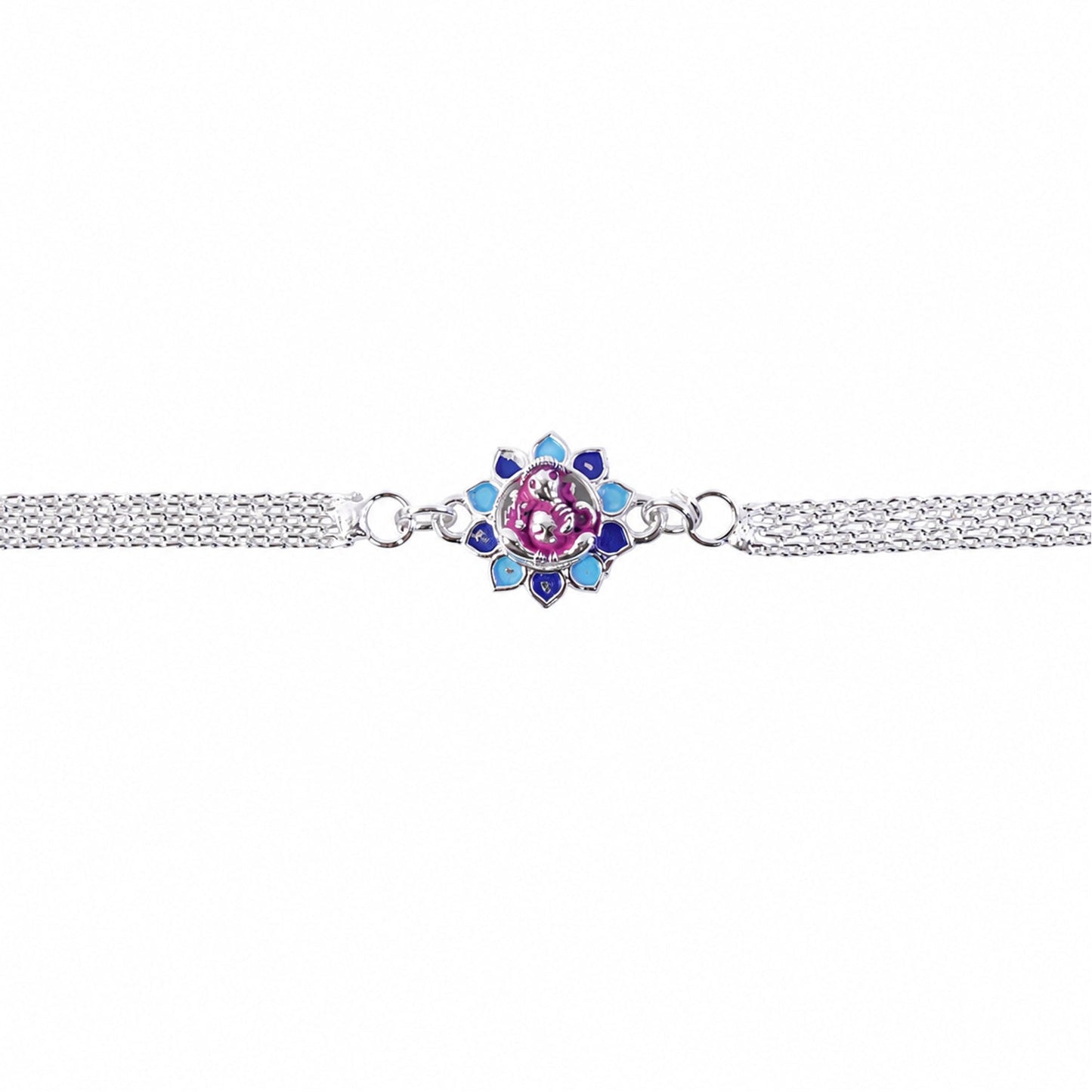 Stylish and traditional Lord Ganesha Rakhi for brother gift