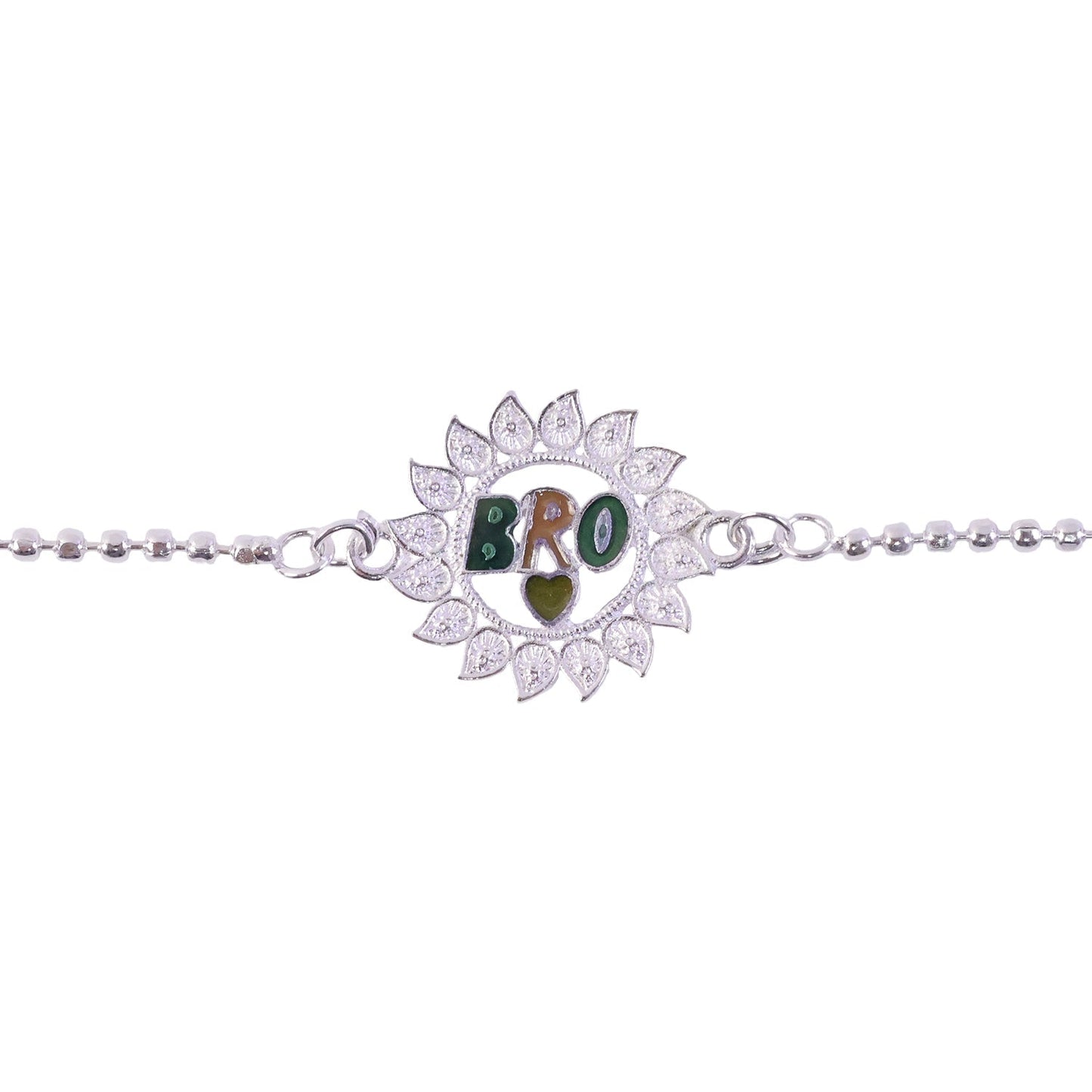 Beautiful Rakhi displayed on a festive background