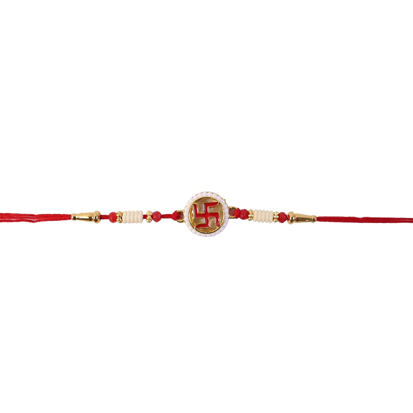 Durable and stylish Raksha Bandhan Rakhi with pearl frame