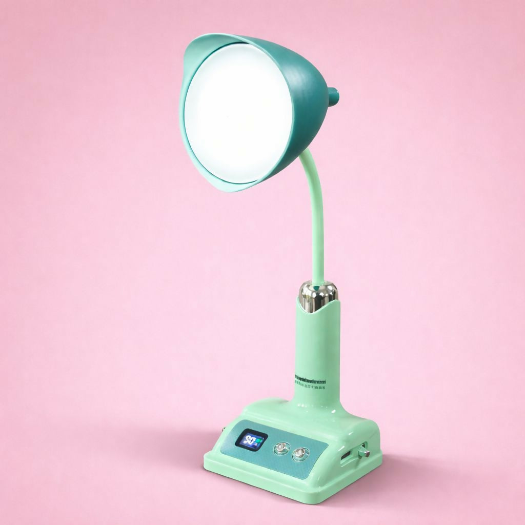 Rechargeable LED Desk Lamp with 3 Light Modes & Adjustable Neck