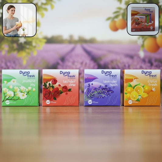 Mix Fragrance Air Freshener Combo (4 Pc, 200Gm, 50Gm Per Pkt)