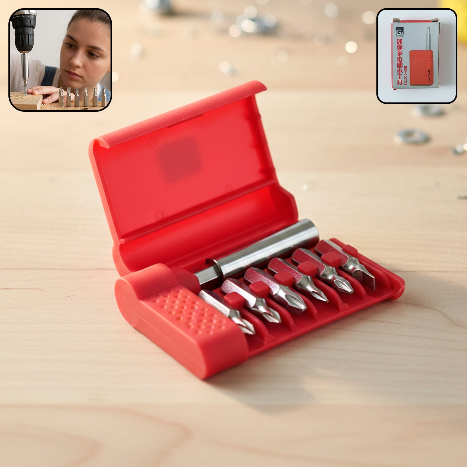Mini Precision Screwdriver Bit Set with Magnetic Bit Holder– Natation.in