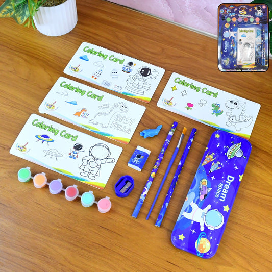 Space theme kids stationery set art learning