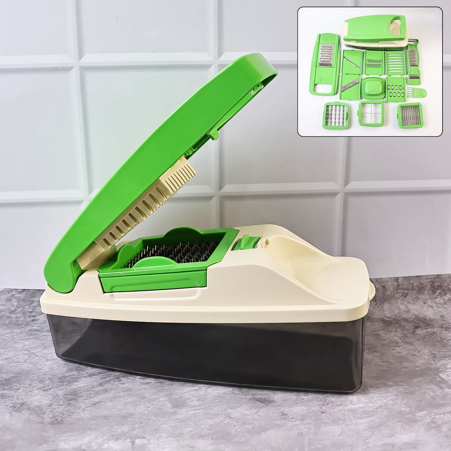 Supermom 14-in-1 Nicer Dicer â€“ Multipurpose Vegetable & Fruit Chopper