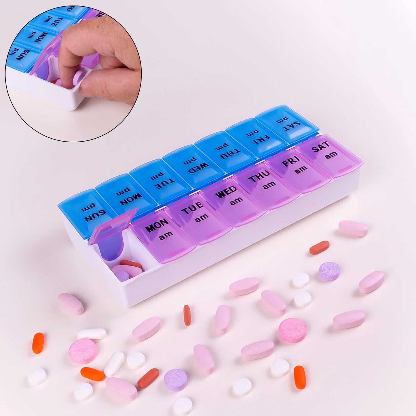 Weekly Medicine Pill Organizer - (1 Pc)