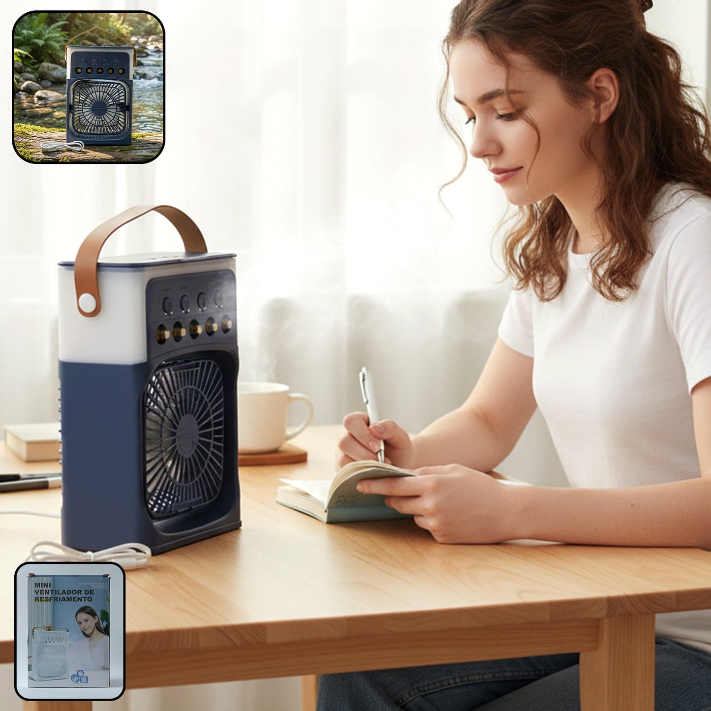 Portable Mini Air Cooler Fan 