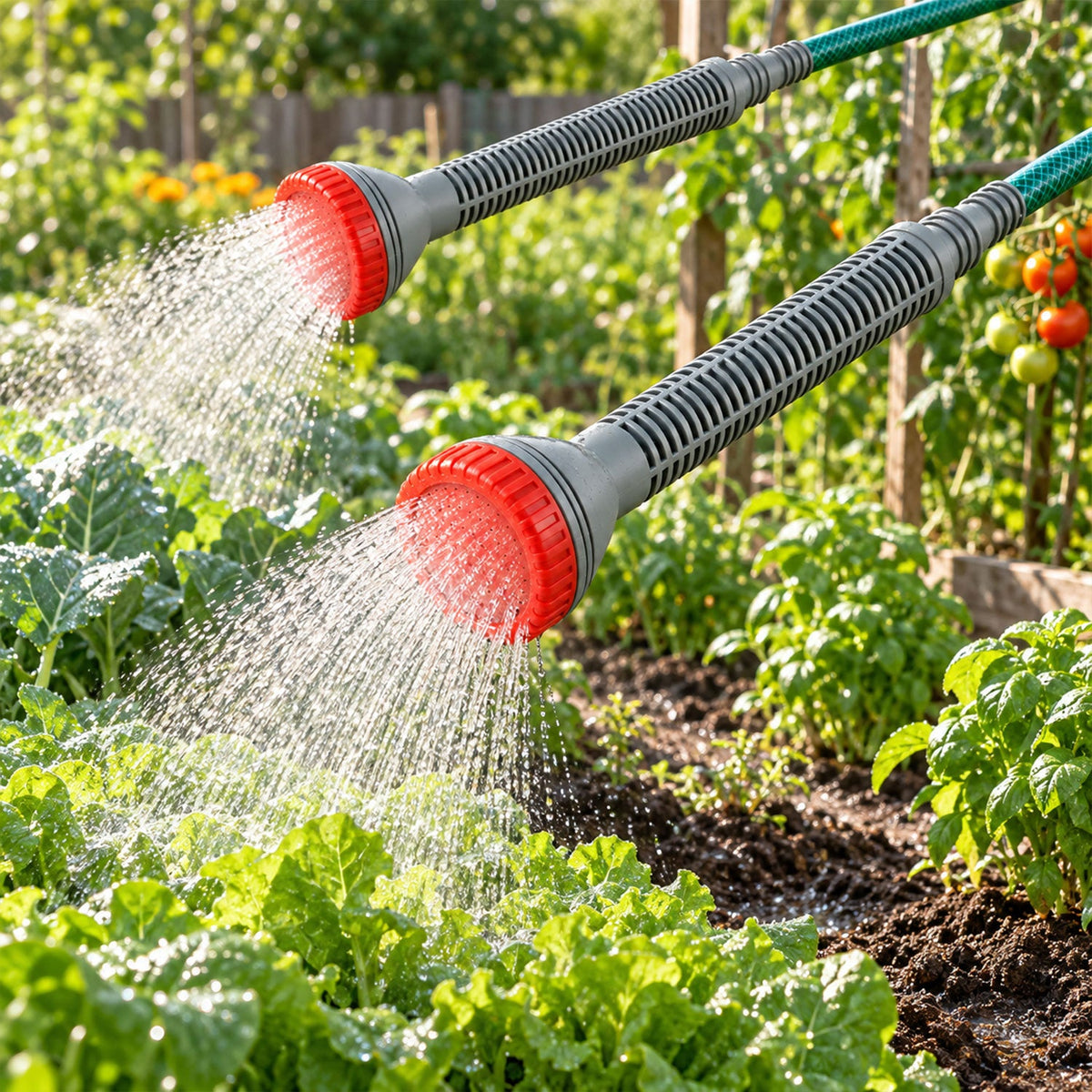 Garden hose water spray nozzles plant watering