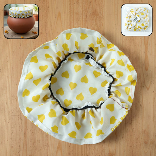 Premium Elasticated Cotton Matka Cover (1 Pc)