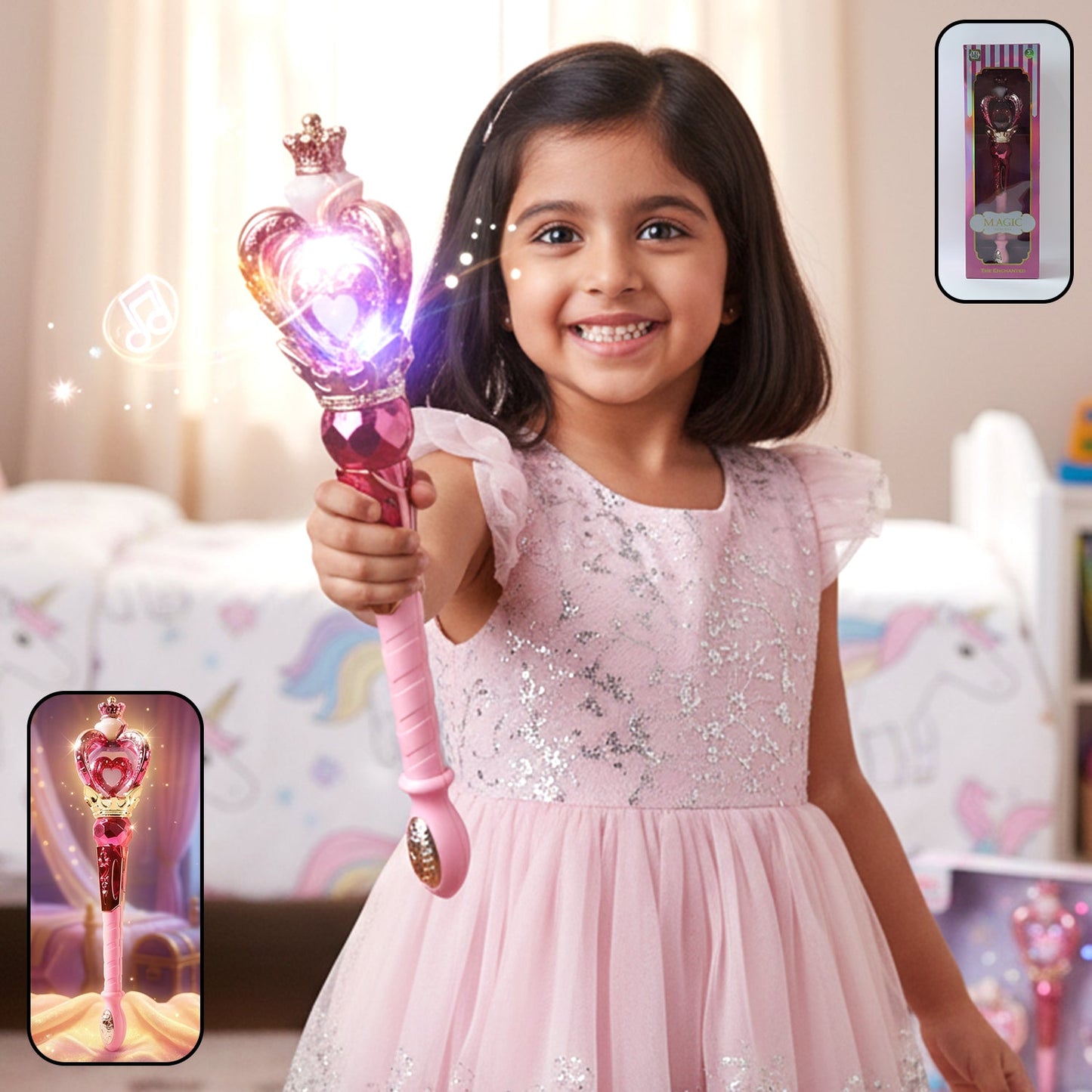 Flashing Light Princess Wand Toy