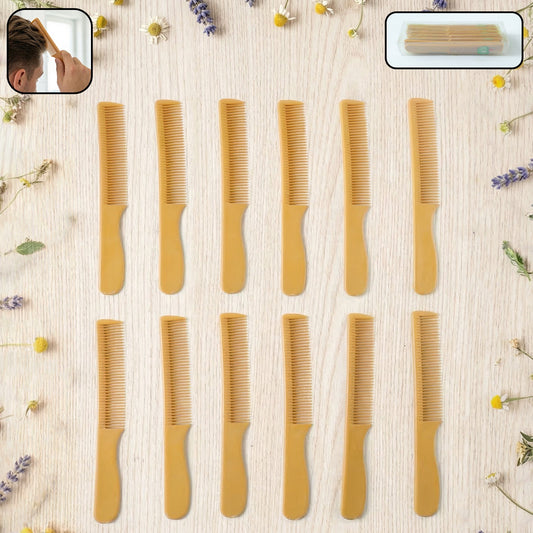 professional plastic hair styling comb set 12 pc