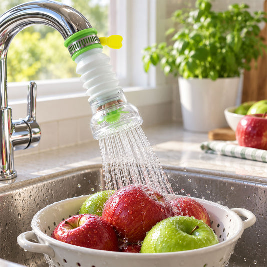 360 Degree Water Saving Faucet Expandable Water Valve Splash Regulator