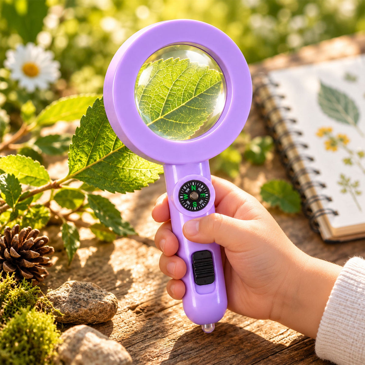 Nature exploration magnifier kids