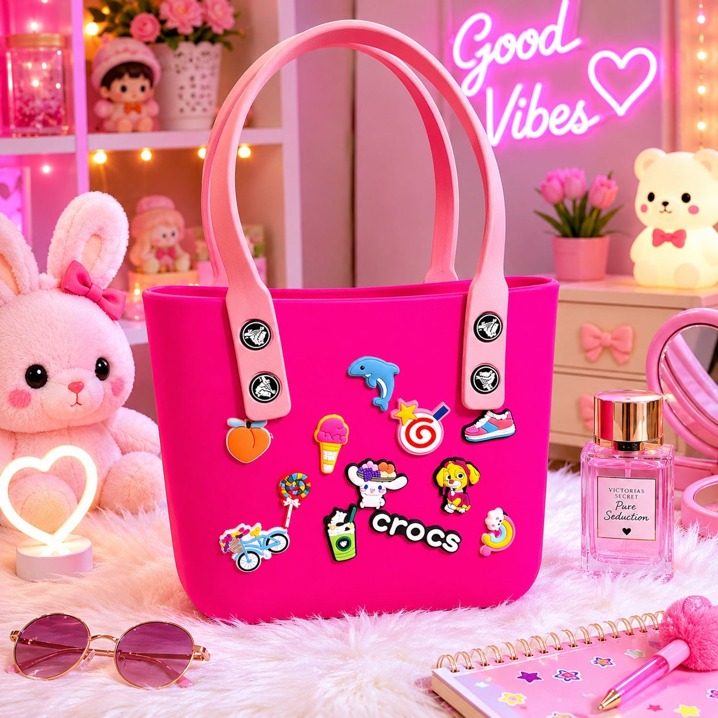 Stylish tote bag girls fashion