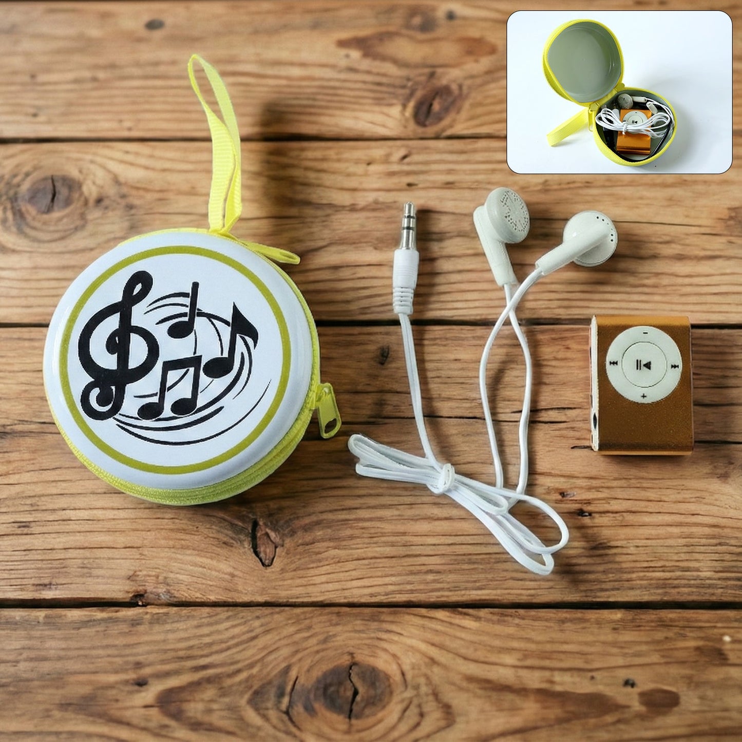 Portable Wired Earphones (1 Set)