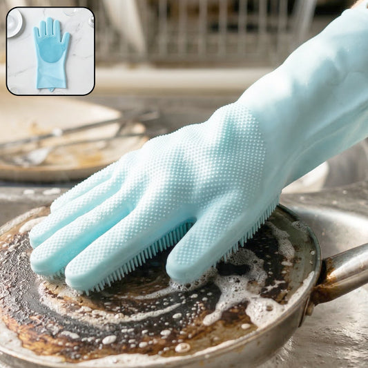 silicone cleaning gloves