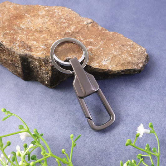 Durable Metal Keychain with Secure Clip (1 Pc)