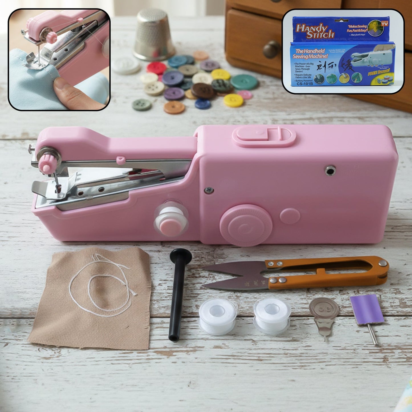 Portable Handheld Sewing Machine (1 Set)