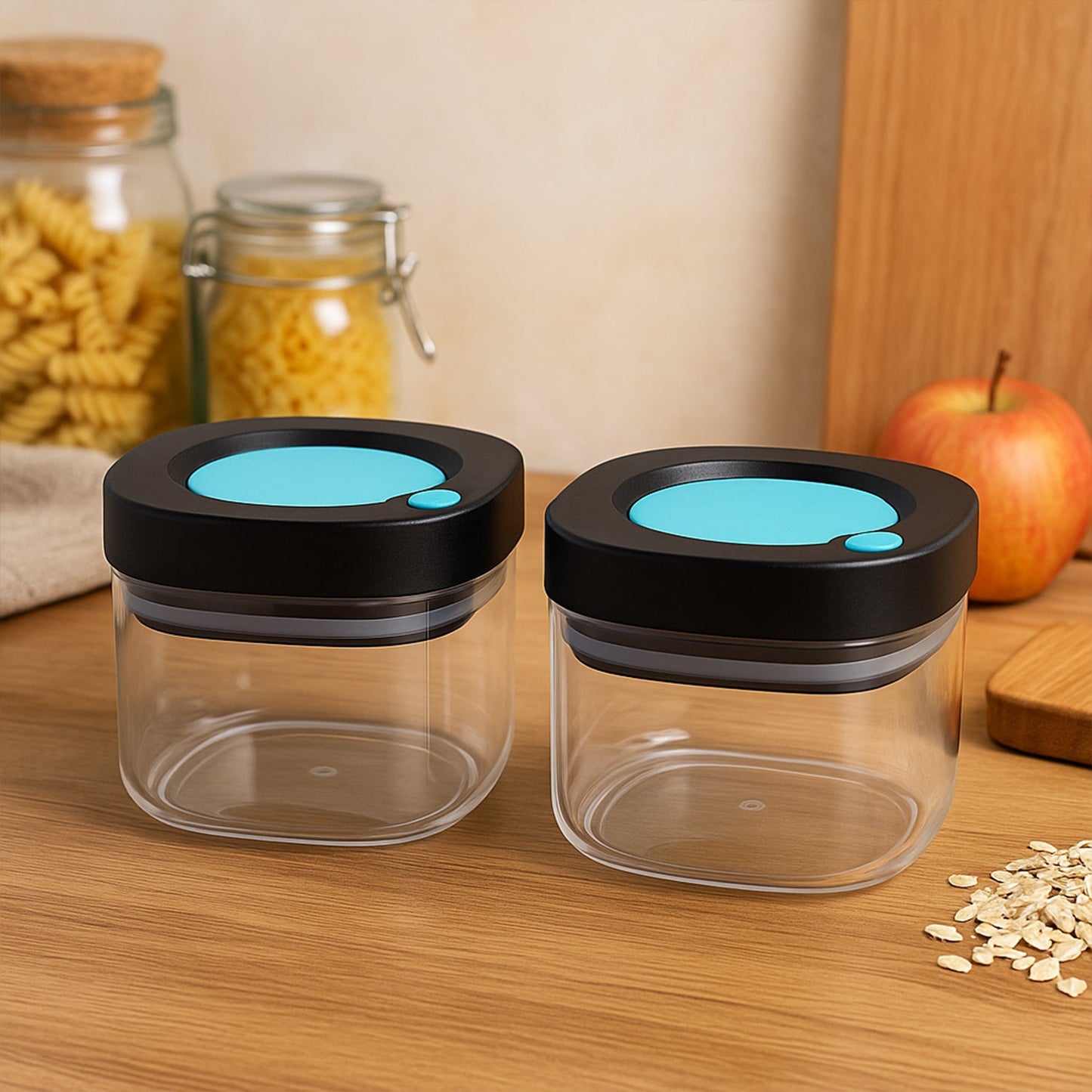 Supermom Airtight Kitchen Storage Containers â€“ (2 Pc Set / 500 ml)