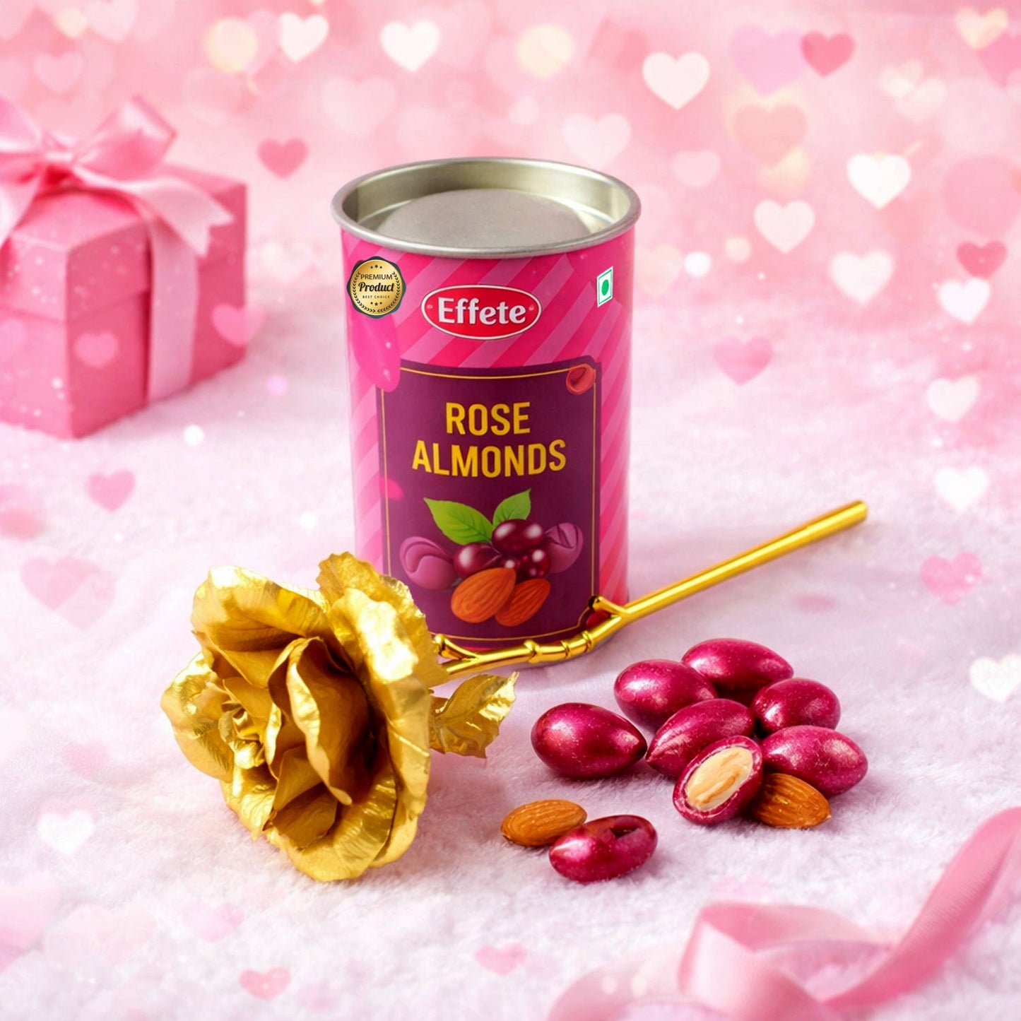 Rose Almonds Gift Set