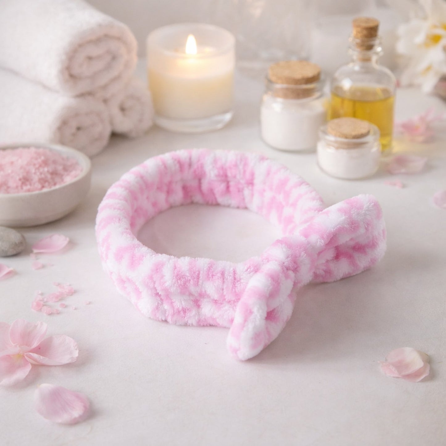 Soft Plush Spa Headband (1 Pc)