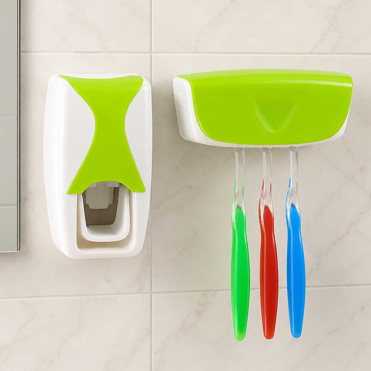 Toothpaste Dispenser & Tooth Brush with Toothbrush