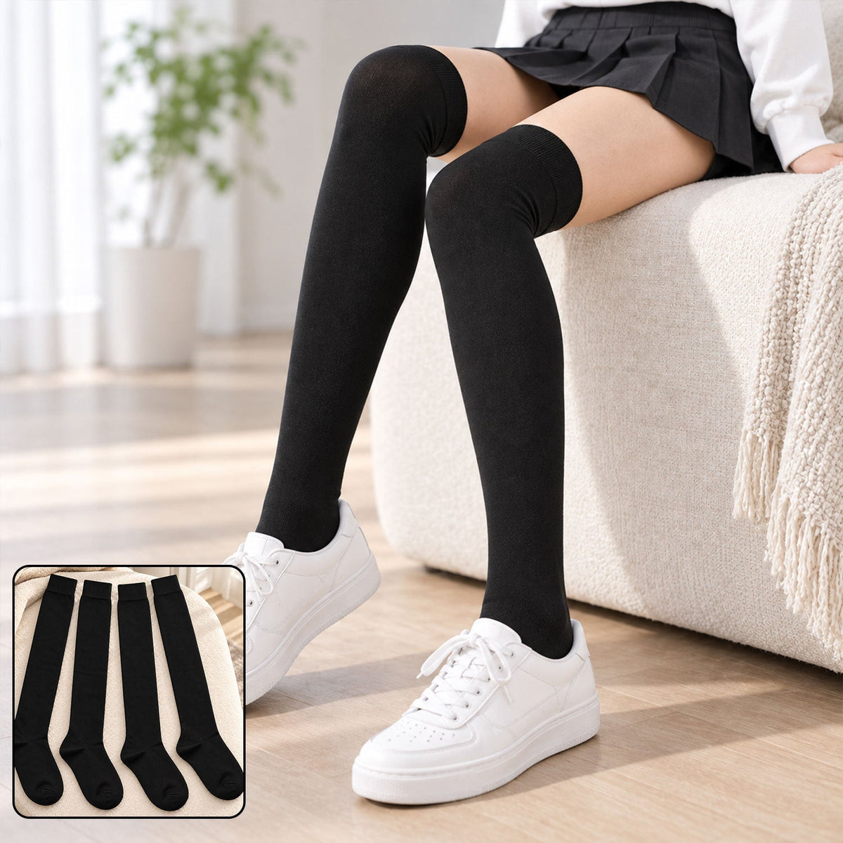 Knee high socks women style