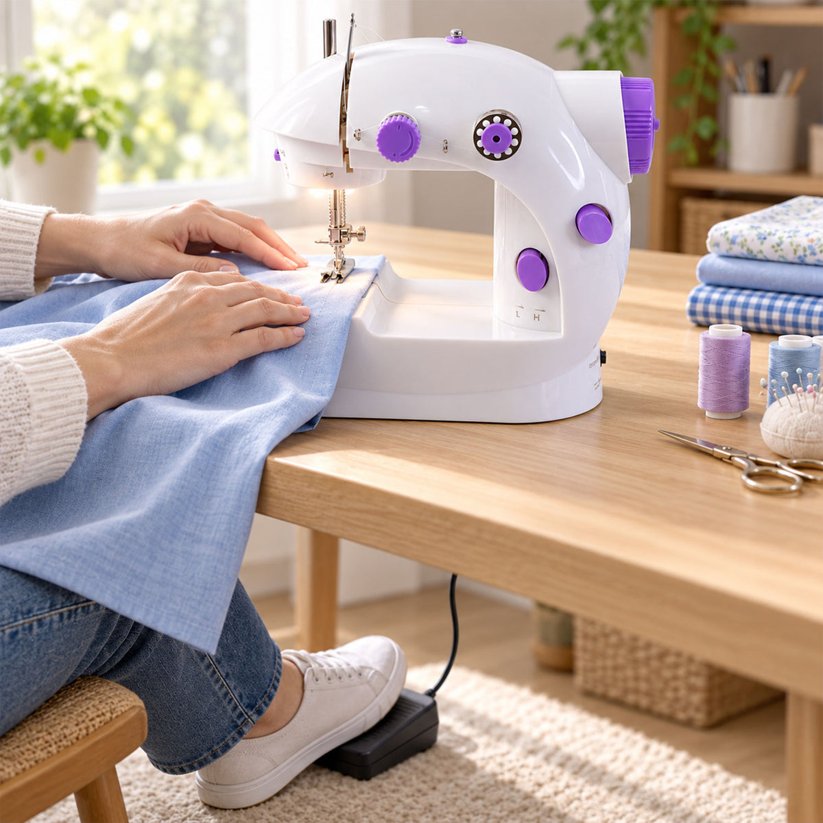 Portable Mini Hand Tailor Machine for Sewing Stitching