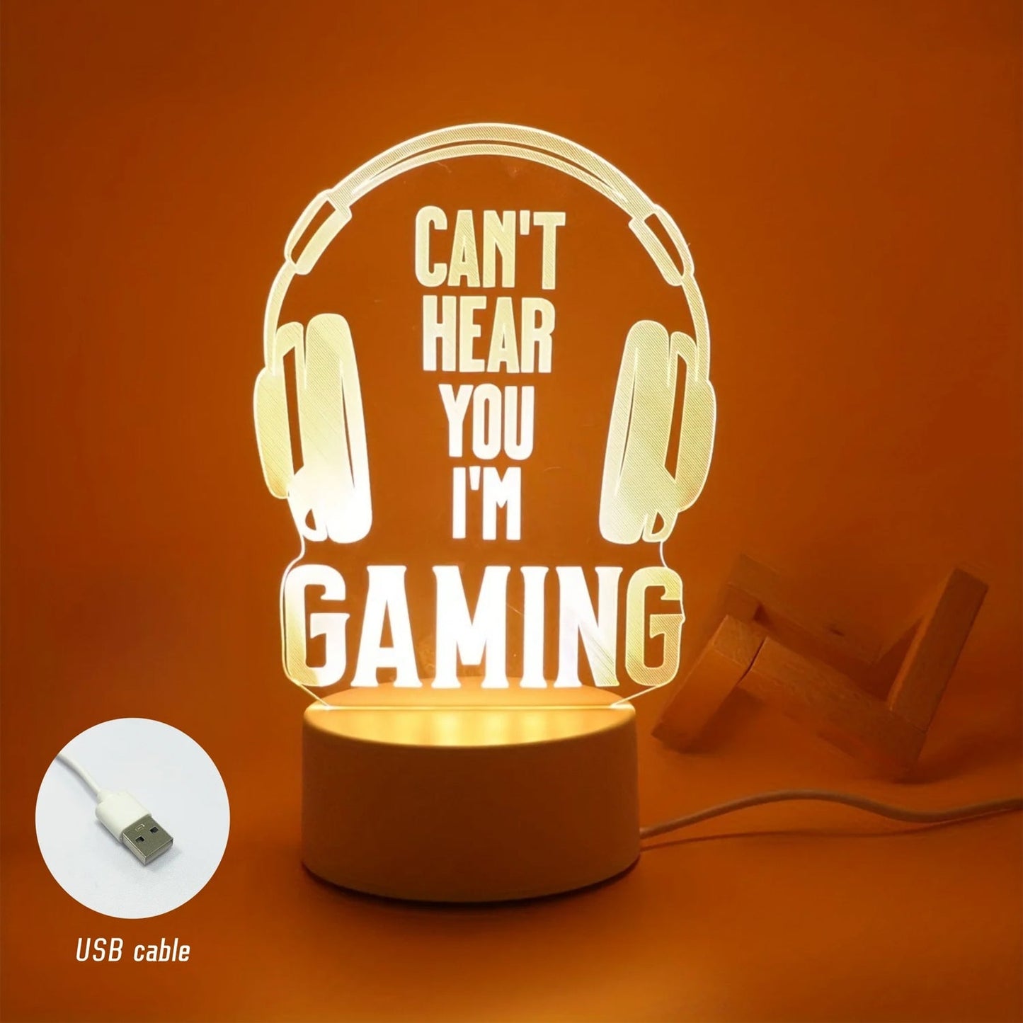 3D Acrylic LED Night Lamps â€“ (1 Pc / Mix Design)