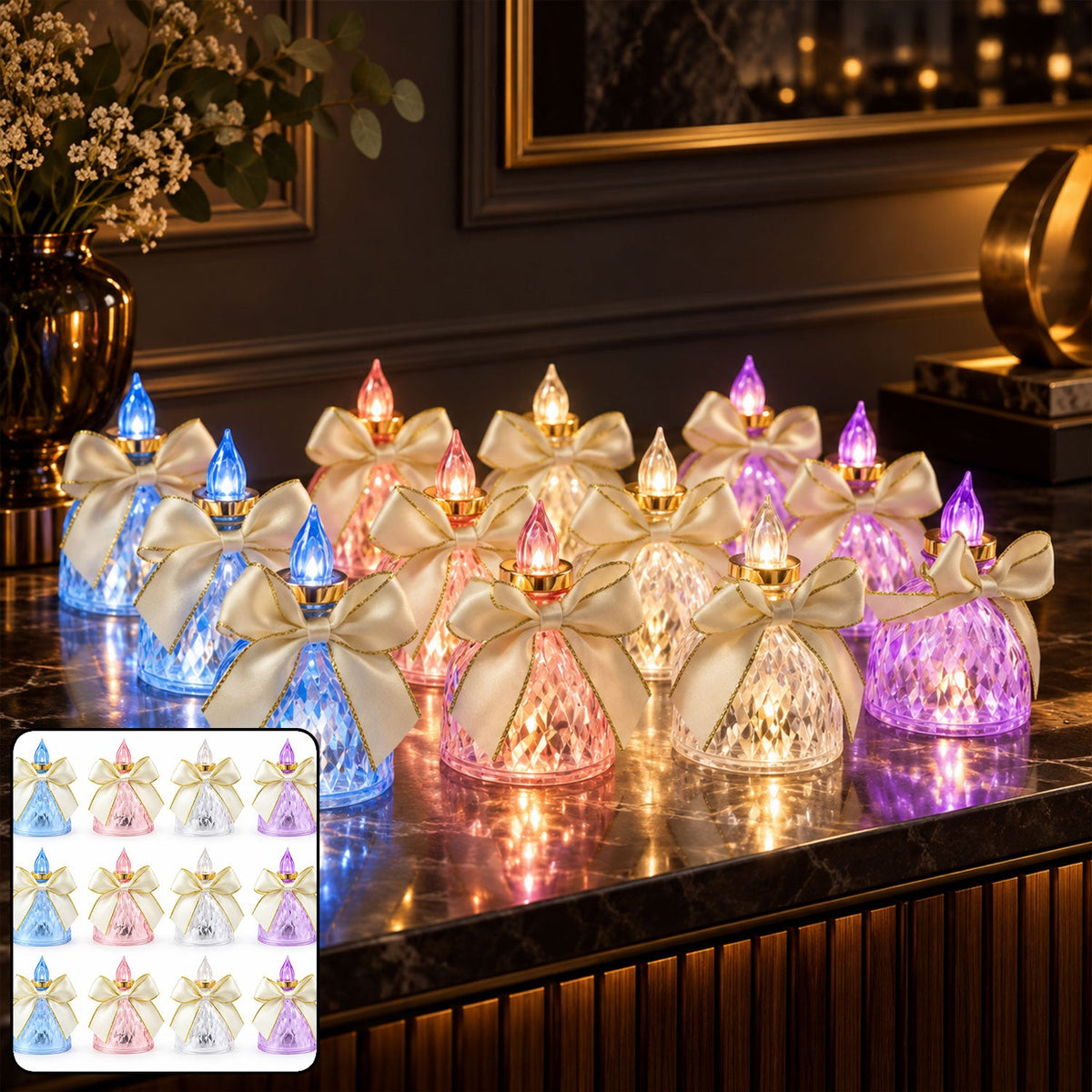 LED candle design view