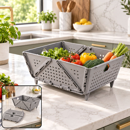 Storage Basket Box with Holes Ventilated Design (23×20 Cm / 1 Pc)