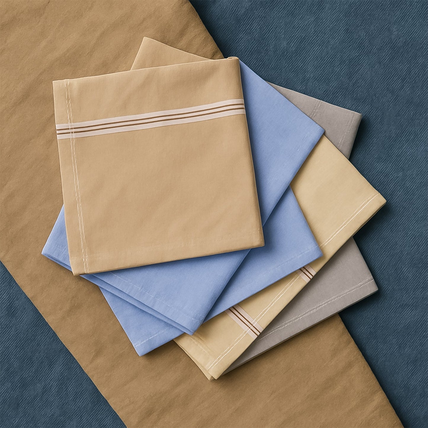 Luxury Soft Cotton Menâ€™s Hanky Pack