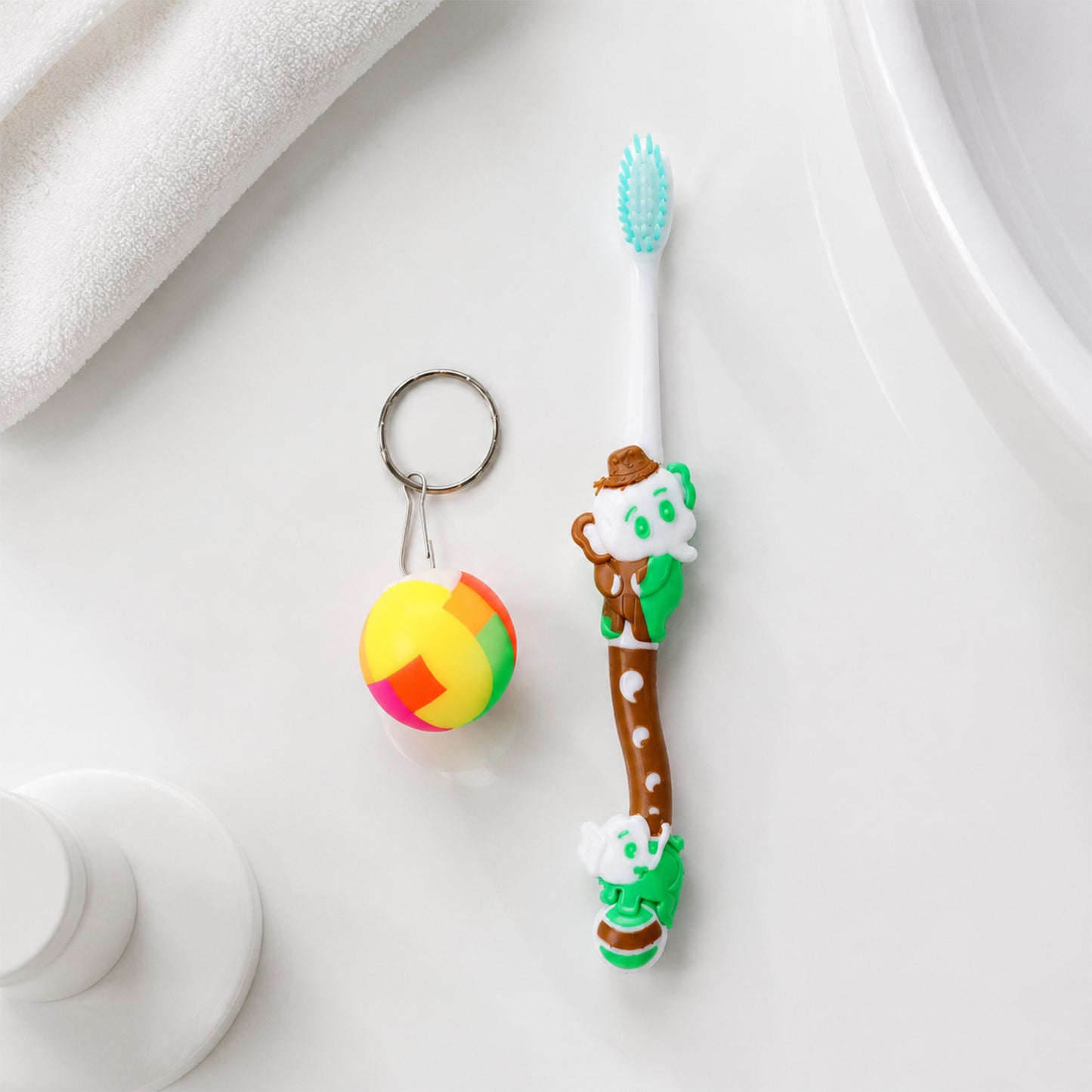 Kids Toothbrush and Ball Toy Set