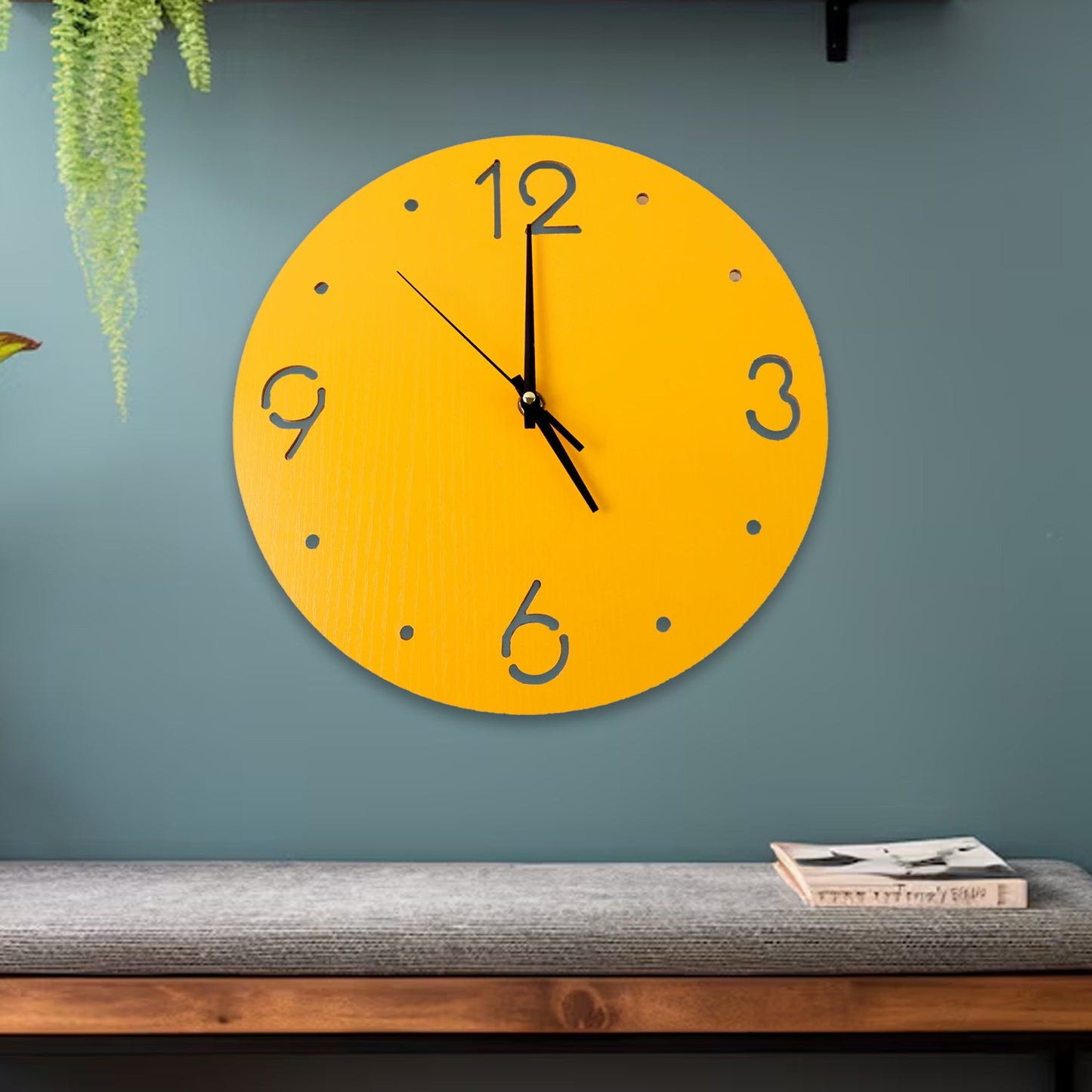 Modern Minimalist Wall Clock for Home & Office DÃ©cor (1 Pc)