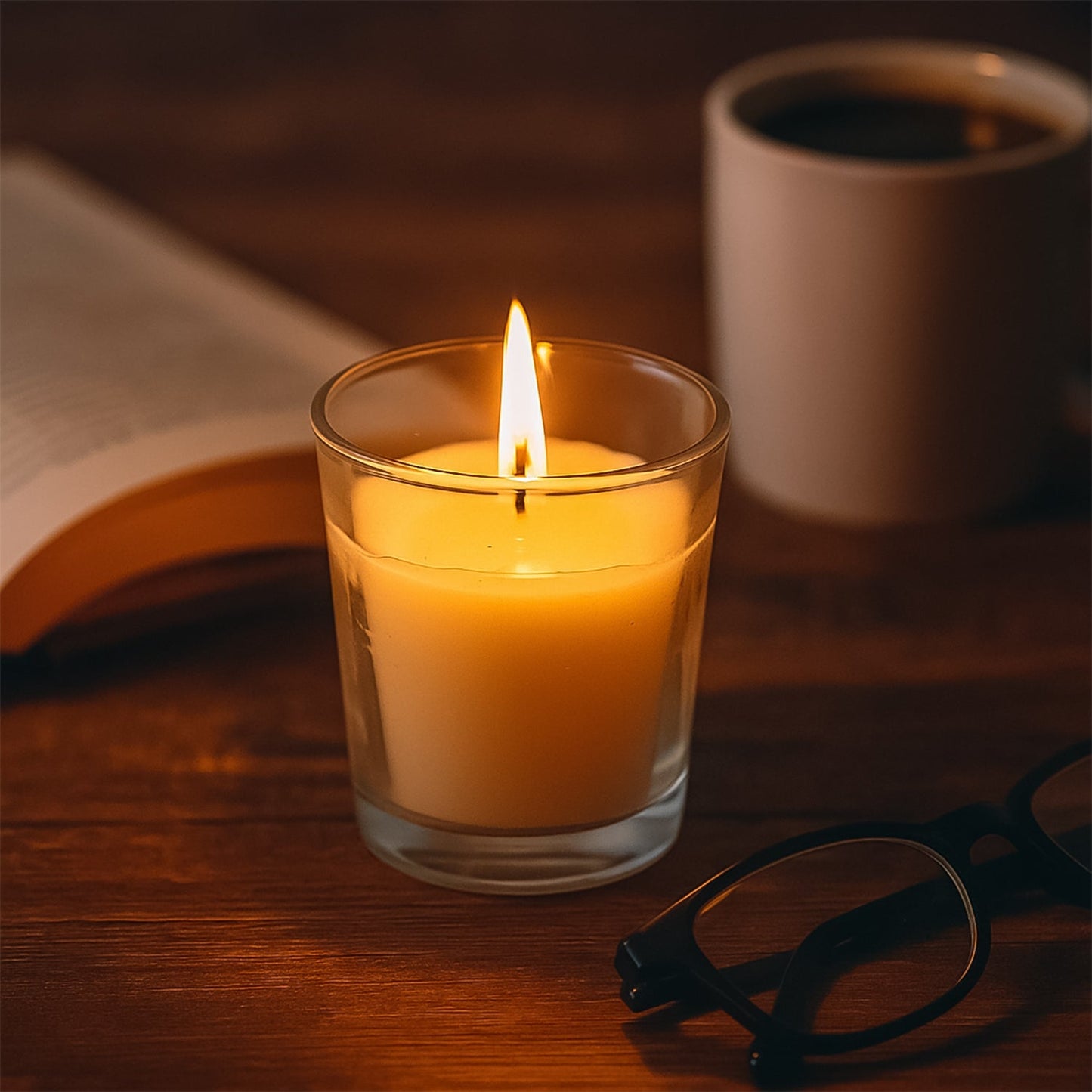 In'lief Scented Votive Jar Candle in Glass / Sweet Dreams Soy Blend Candle (50 Gm)