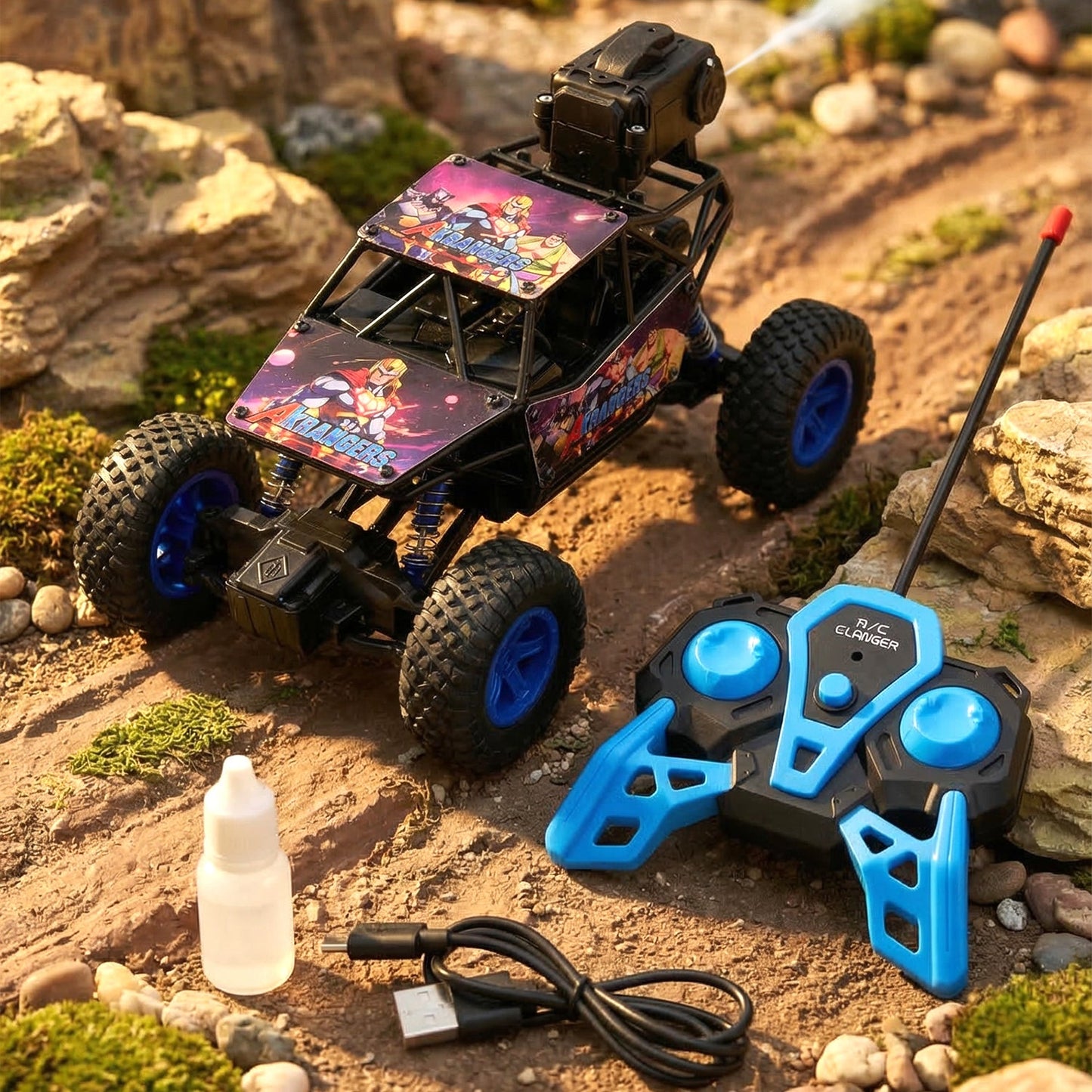 Remote Control Rock Crawler Off Road Toy Car (1 Pc)