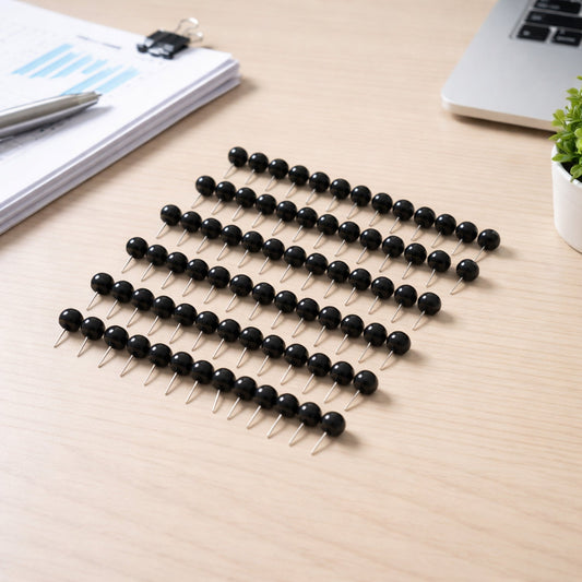 Round Head Push Pins (80 Pc Set)
