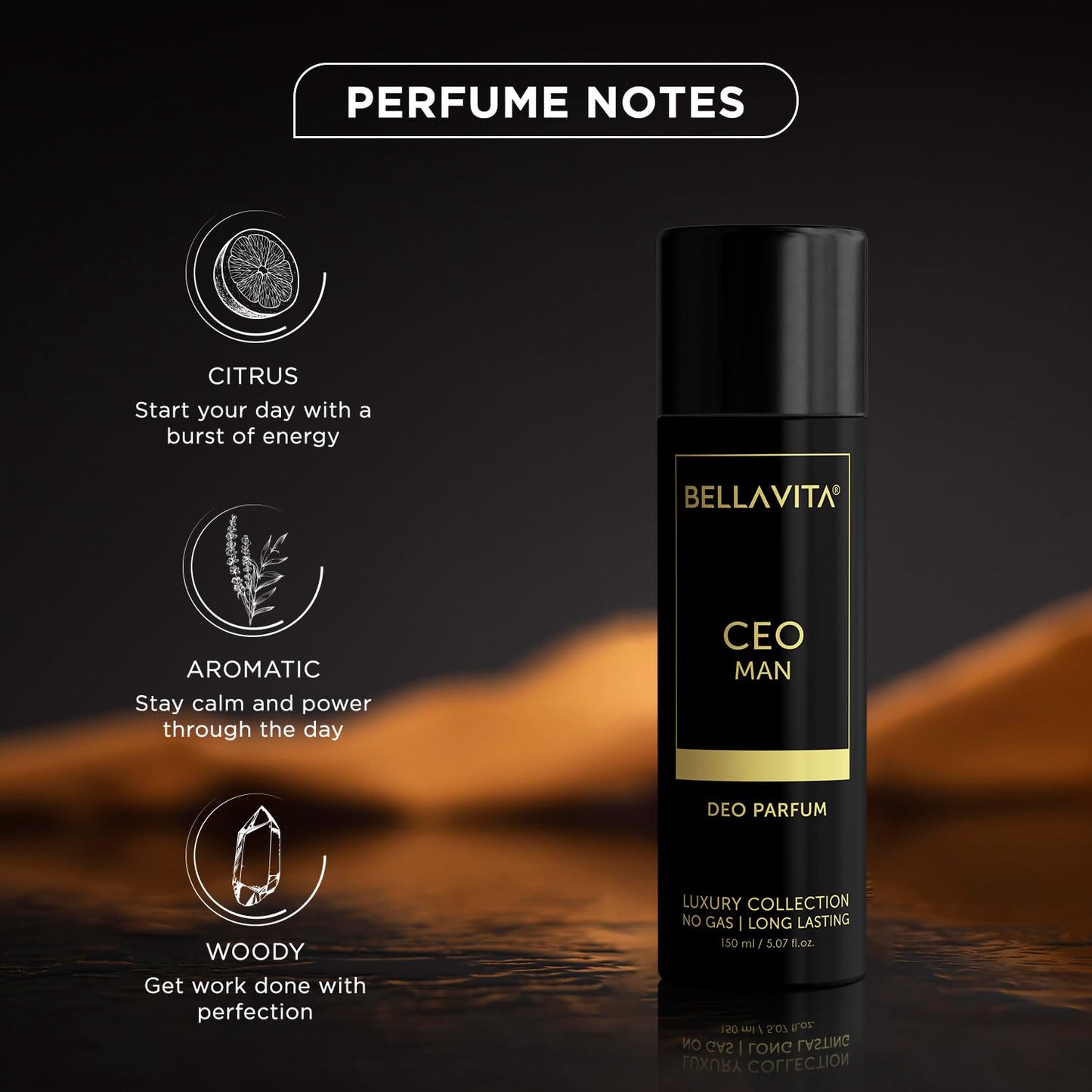 Bellavita Premium CEO Man Deo Perfume Body Spray 150 ML