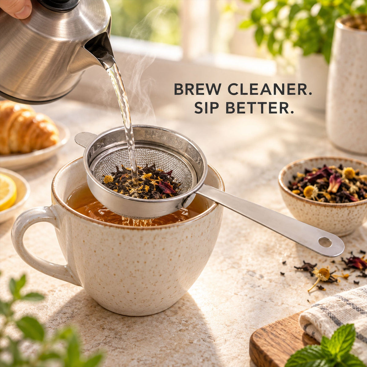 Chai chalni fine mesh strainer