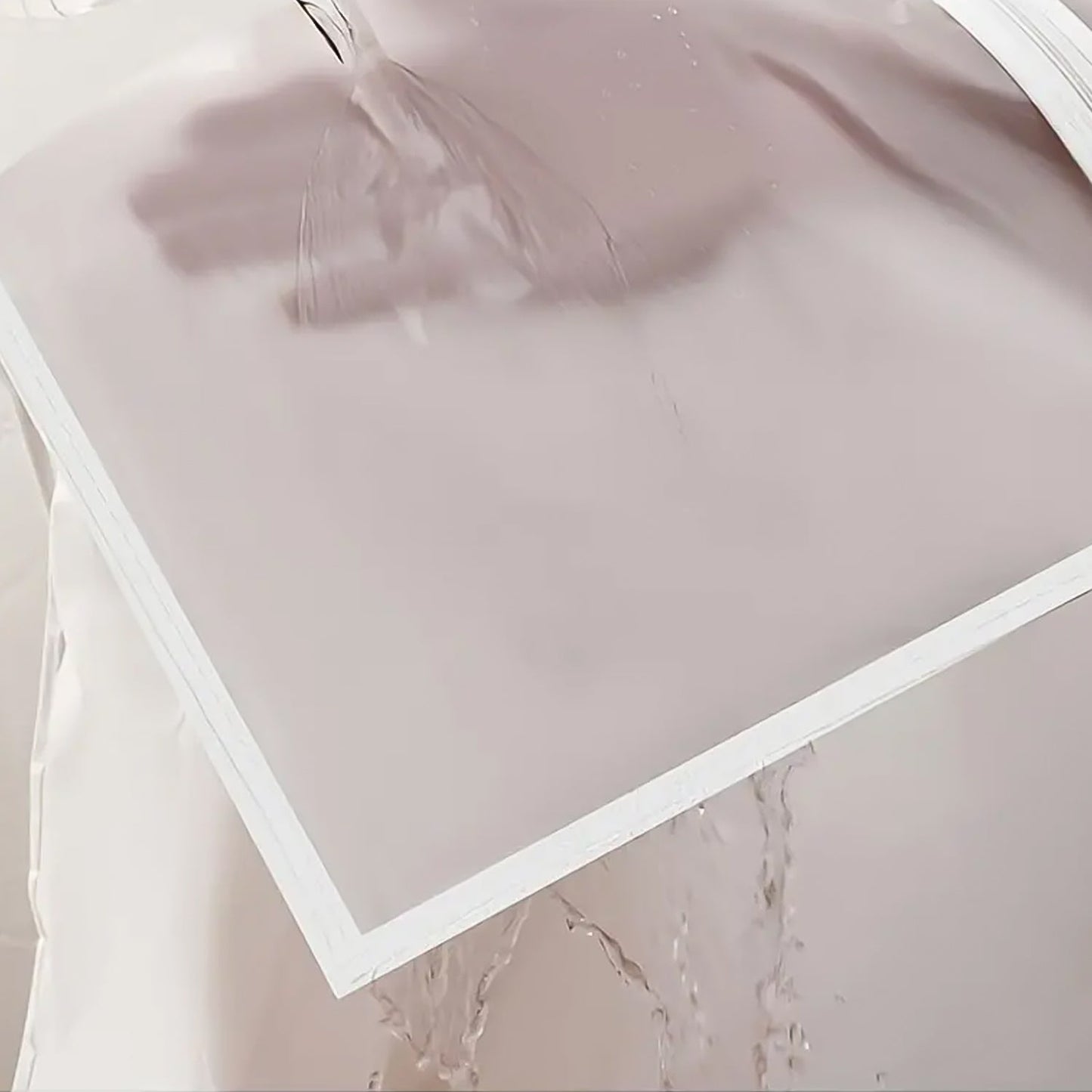 Foldable Non Woven Suit Cover (80Ã—56 CM / 1 Pc / White Side Chain Suit Cover)