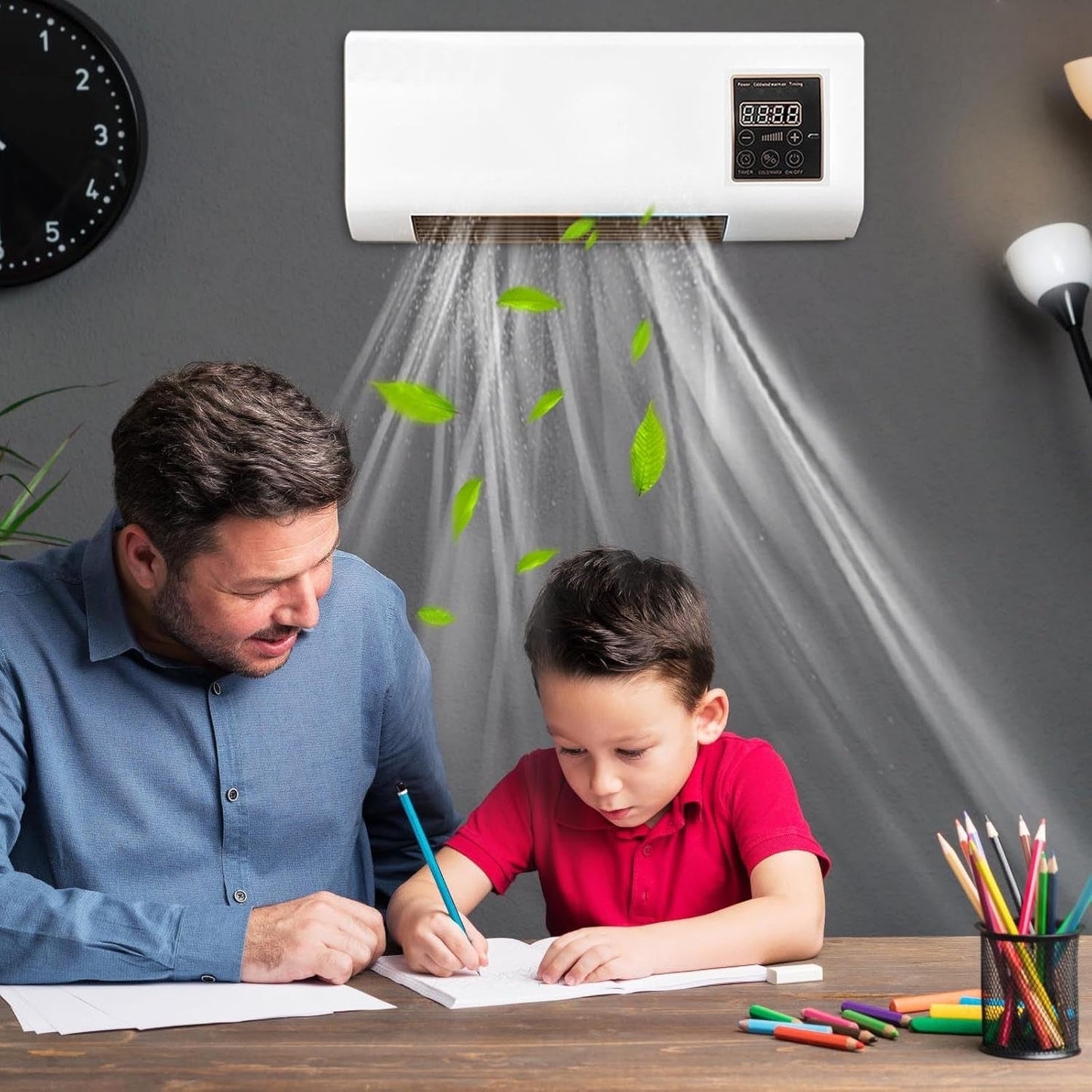 Year Round Comfort Wall Fan Heater