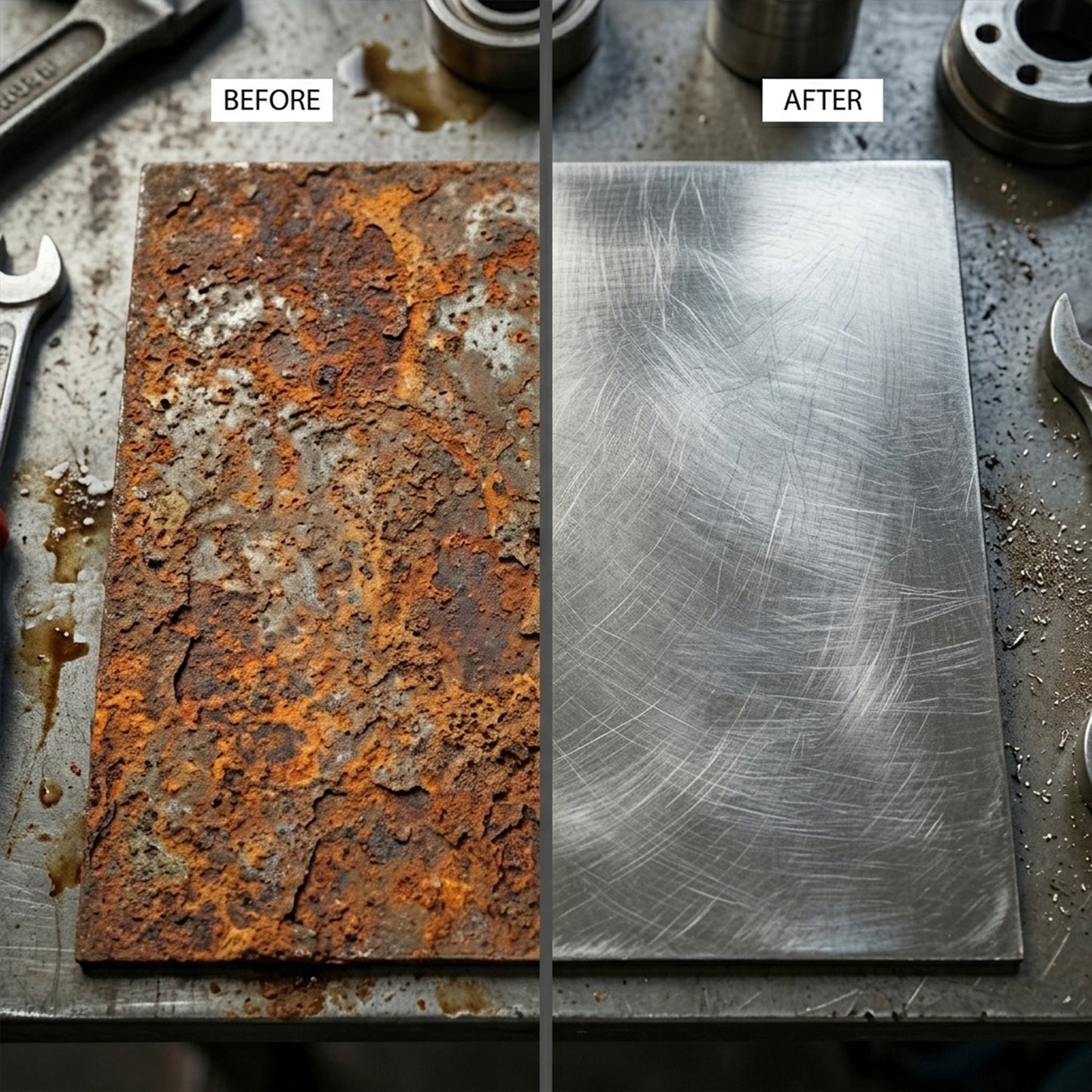 Heavy duty wire brush attachment for grinder