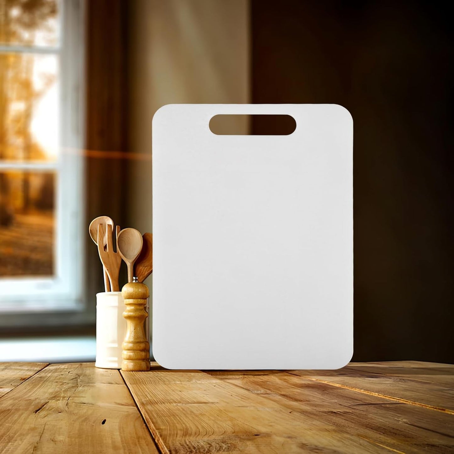 Apex Medium Plastic Chopping Board (36Ã—23 Cm / 1 Pc)