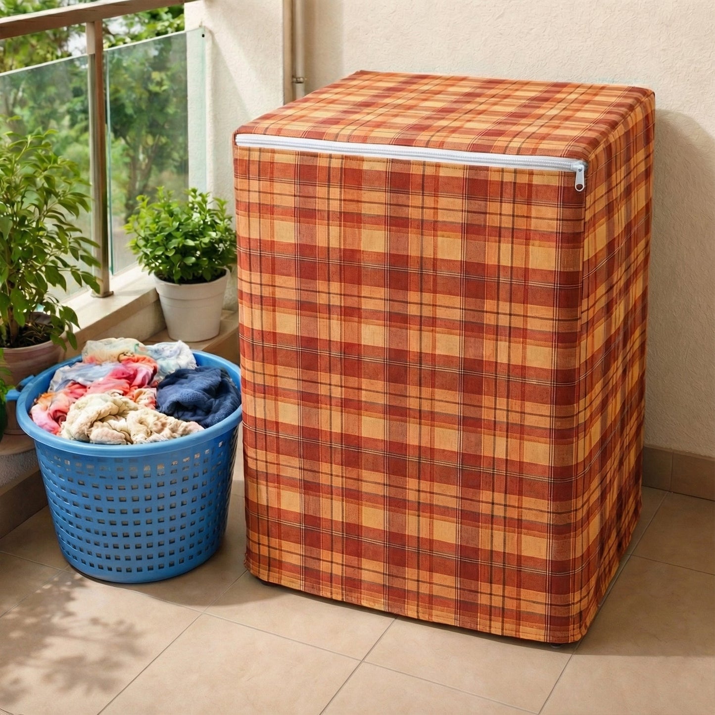 Protective Top Load Washing Machine Cover 102 Ã— 65 (1 Pc)