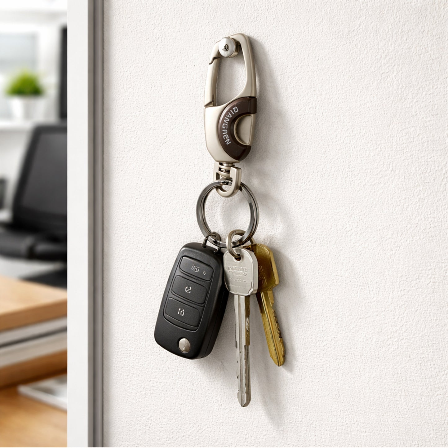 Premium Metal Keychain For Car And Bike Key Holder (1 Pc)