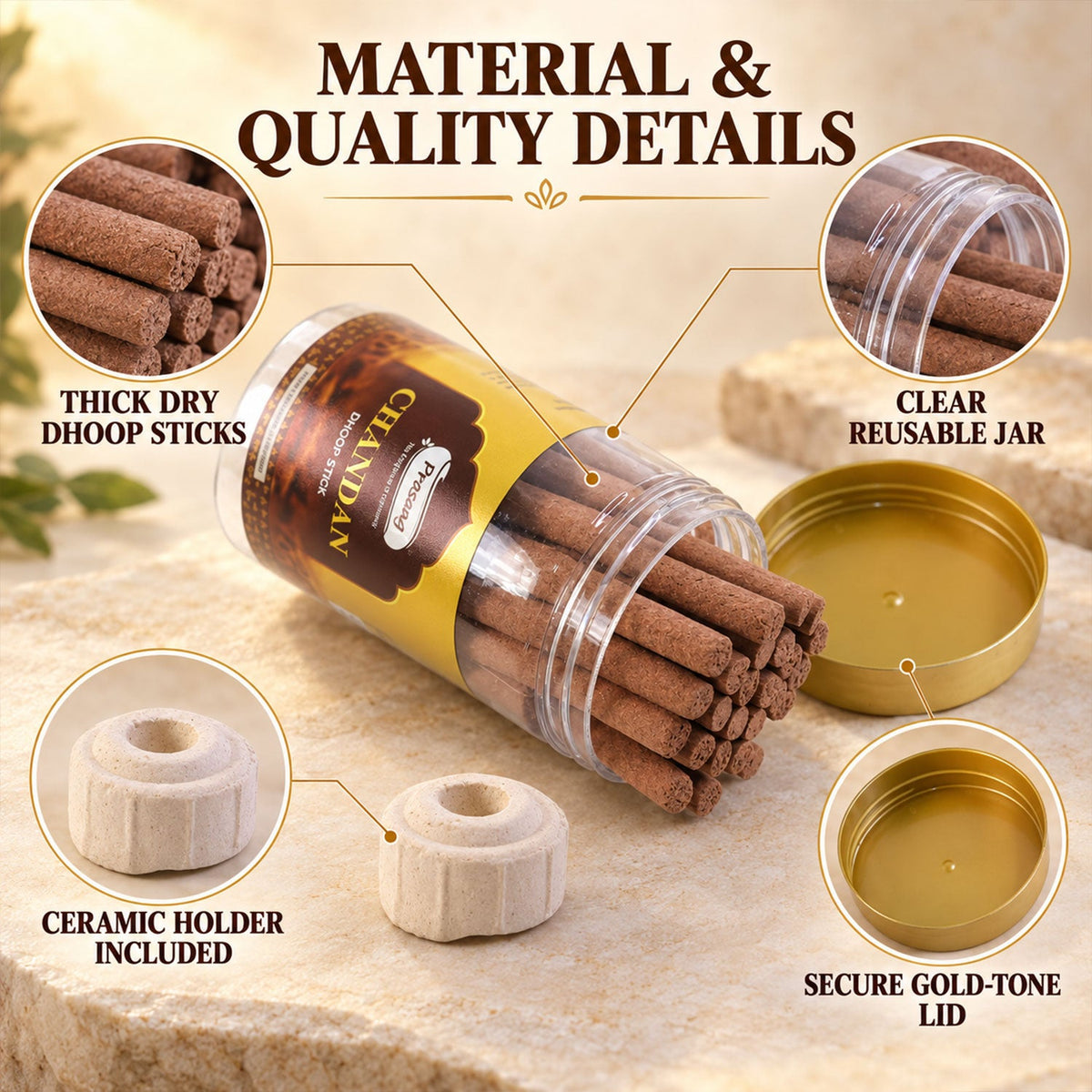 Dhoop sticks size 100gm